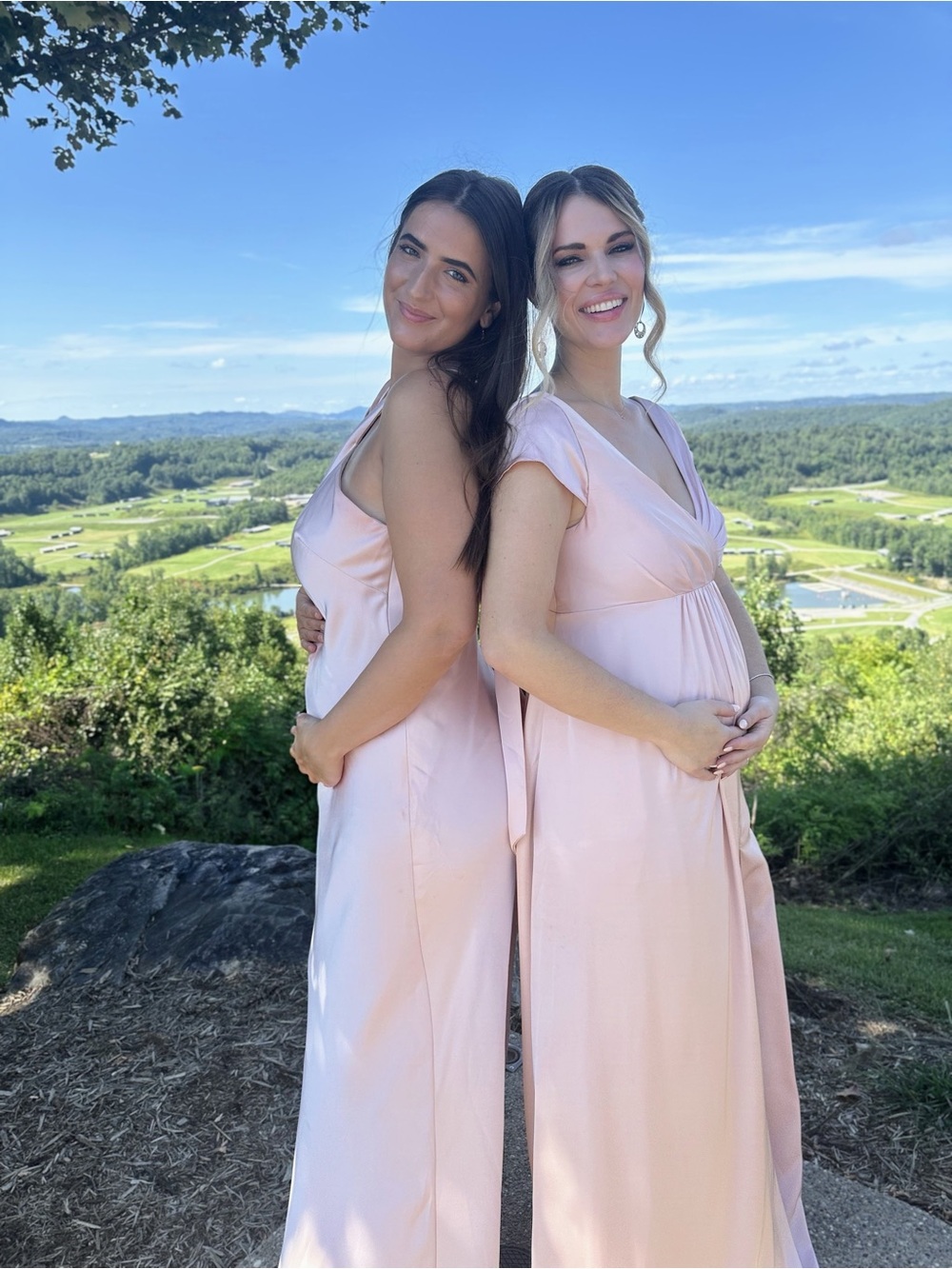Azazie Allessia Stretch Rose Gold